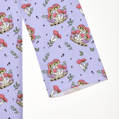 Purplehecate Fantasy Mushroom Beachwear Cover-Up Dress