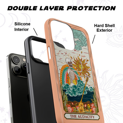 Purplehecate The Audacity Skeleton Tarot Phone Case