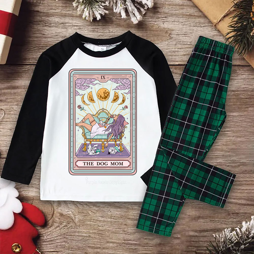 Purplehecate The Dog Mom Tarot Christmas Pajamas