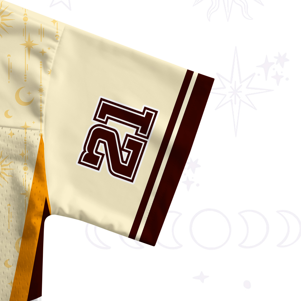 Purplehecate The Reader Moonlit Tales Crop Sports Jersey