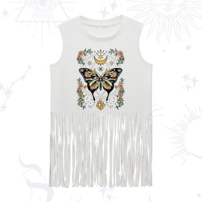 Purplehecate I Am Opening Fringe Tank Top