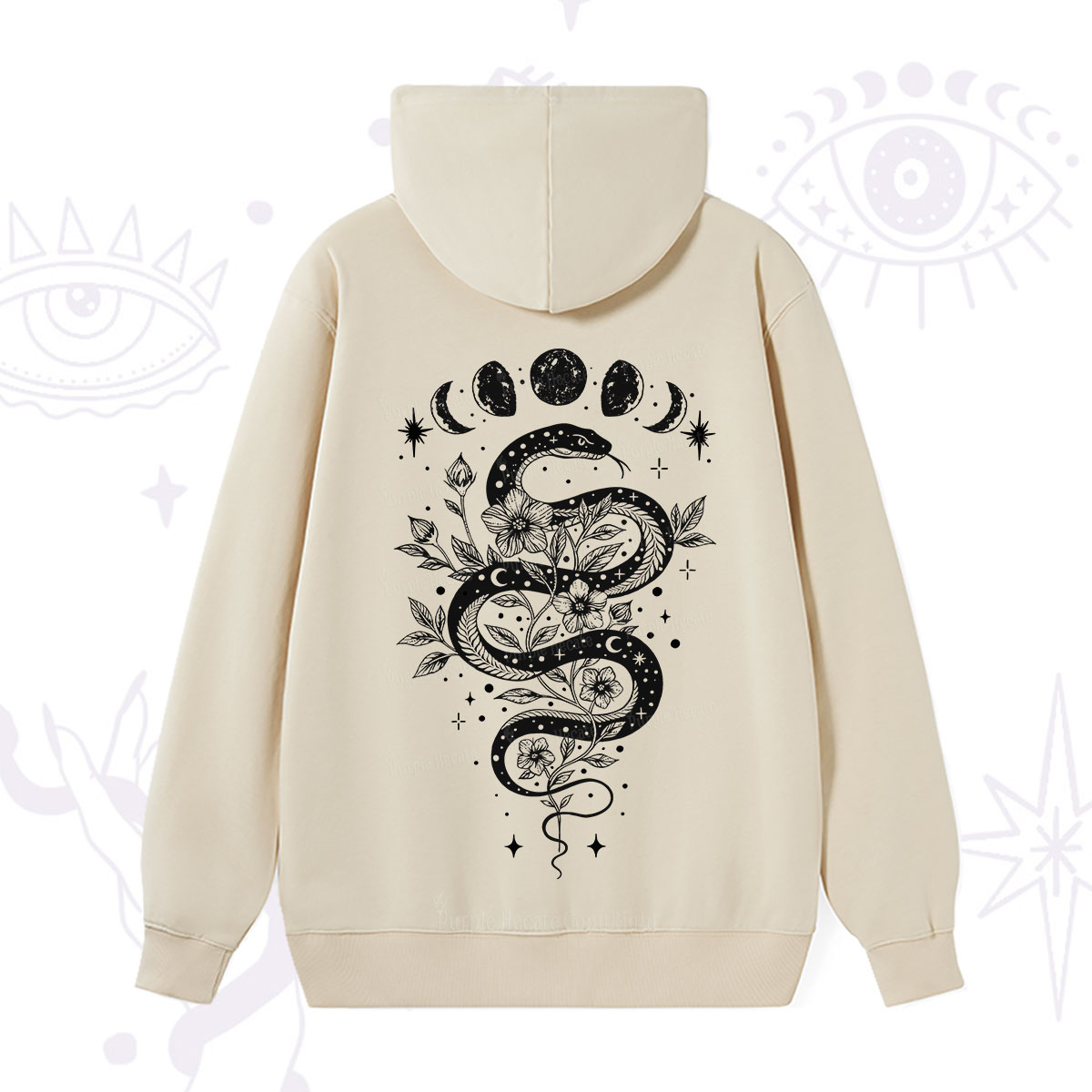 Purplehecate Serpent Spell Hoodie