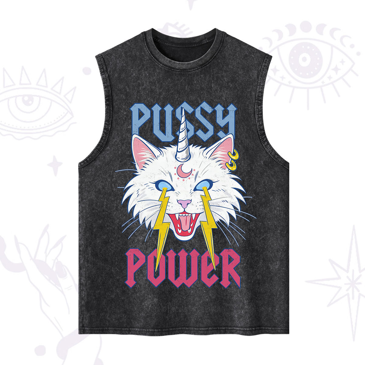 Purplehecate Pussy Power Washed Tank