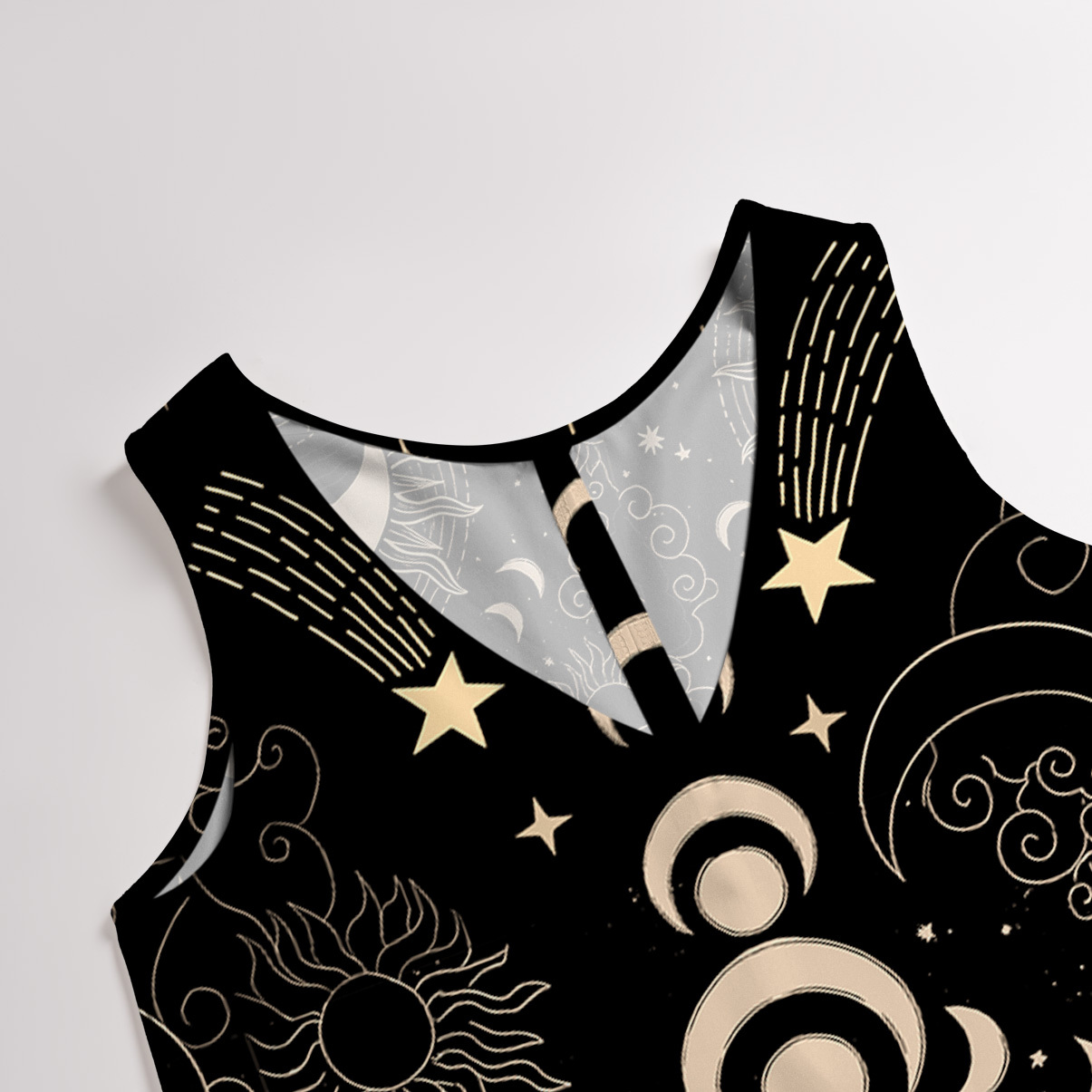 Purplehecate Lunar Eclipse Wide Leg Jumpsuit