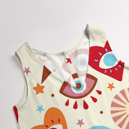 Purplehecate The Enchanted Eye of Love Wide Leg Jumpsuit