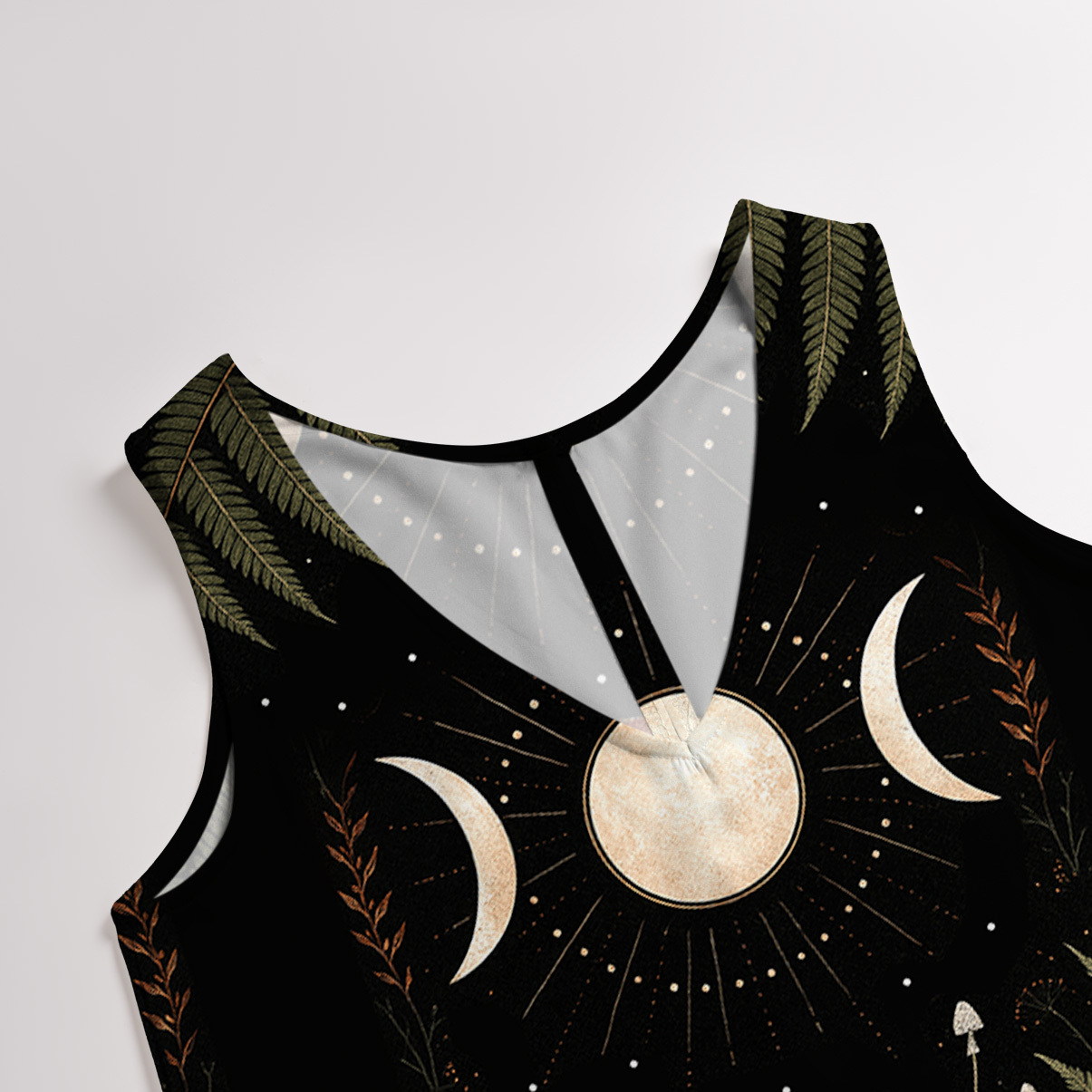 Purplehecate Moonlit Mushroom Gown Wide Leg Jumpsuit