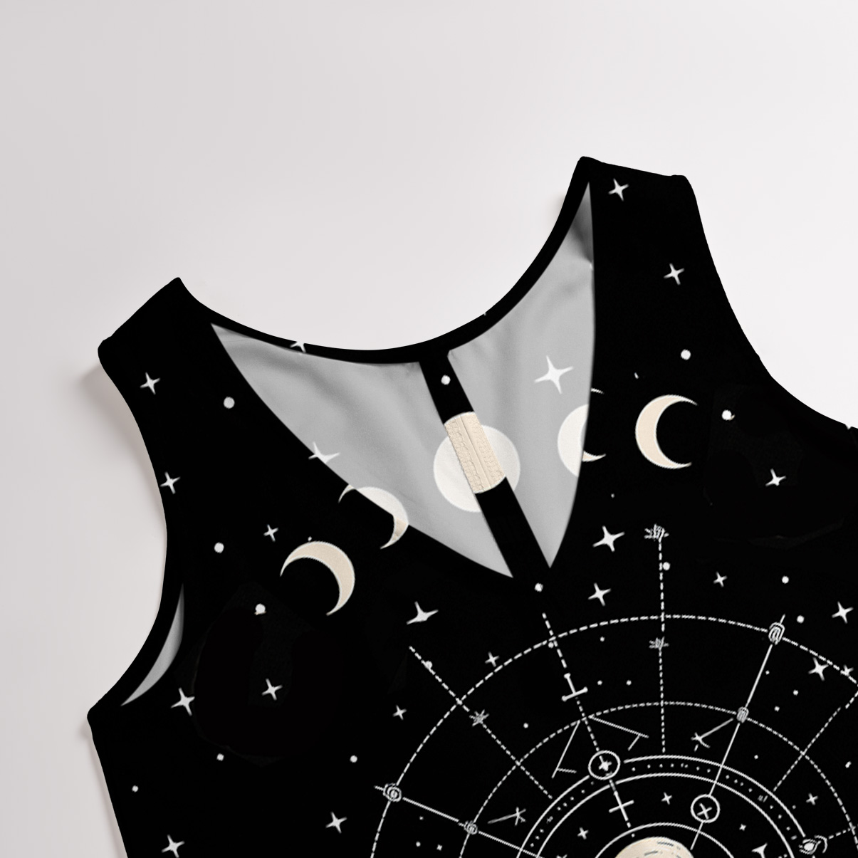 Purplehecate Coven of the Skull Moon Wide Leg Jumpsuit