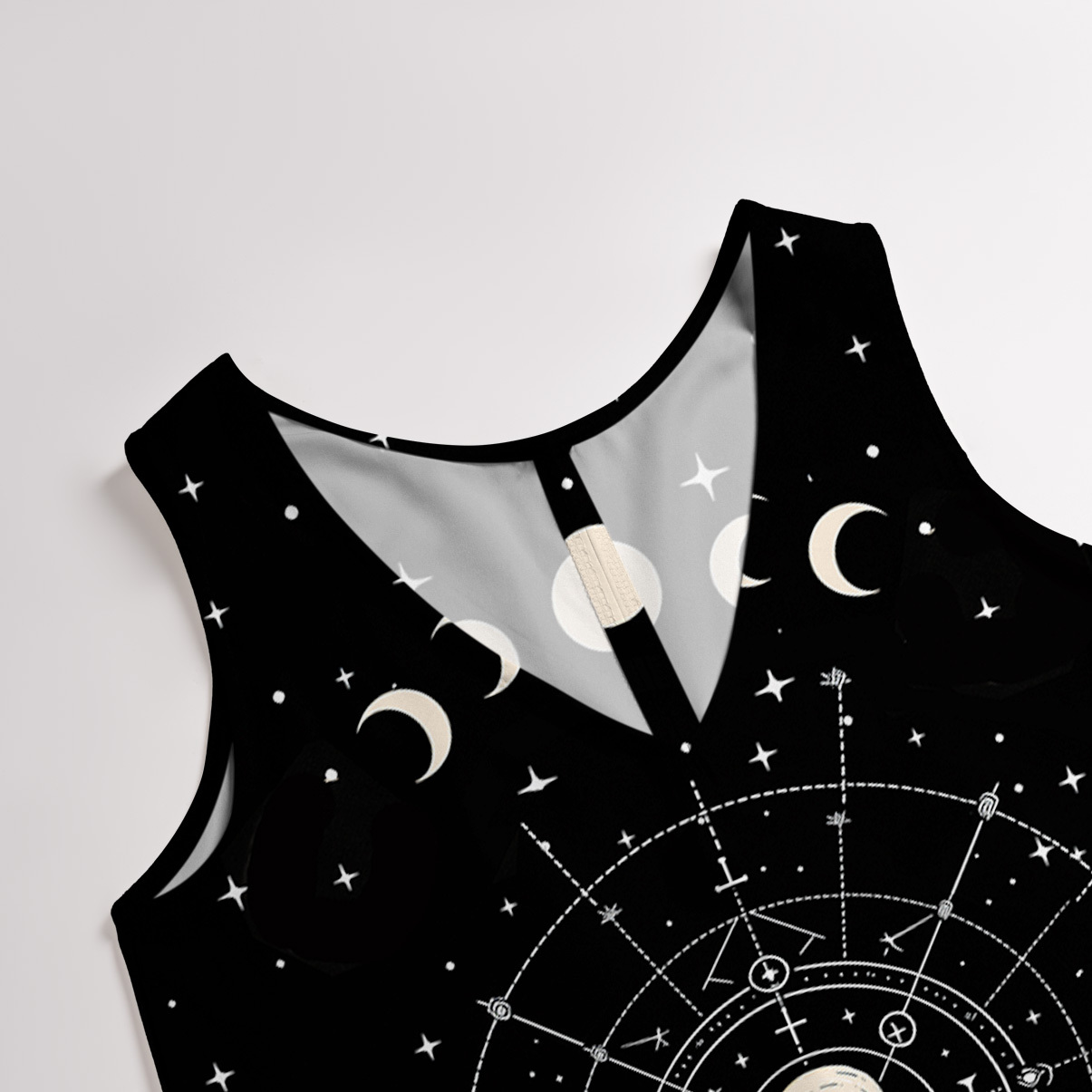 Purplehecate Coven of the Skull Moon Wide Leg Jumpsuit