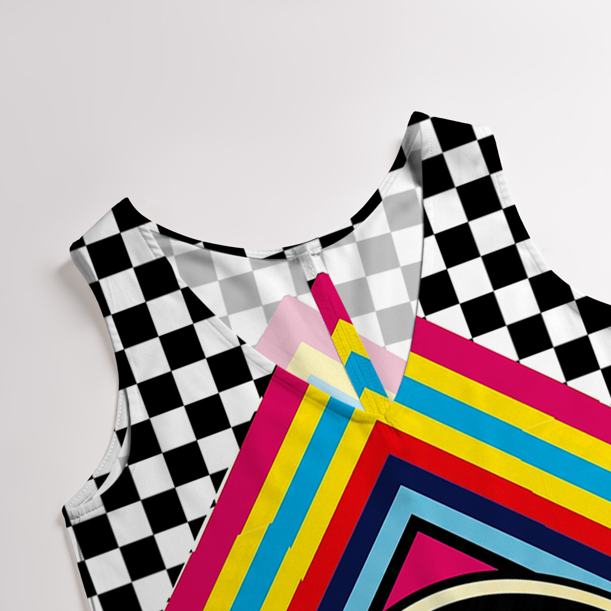 Purplehecate Eye of Illusion Wide Leg Jumpsuit