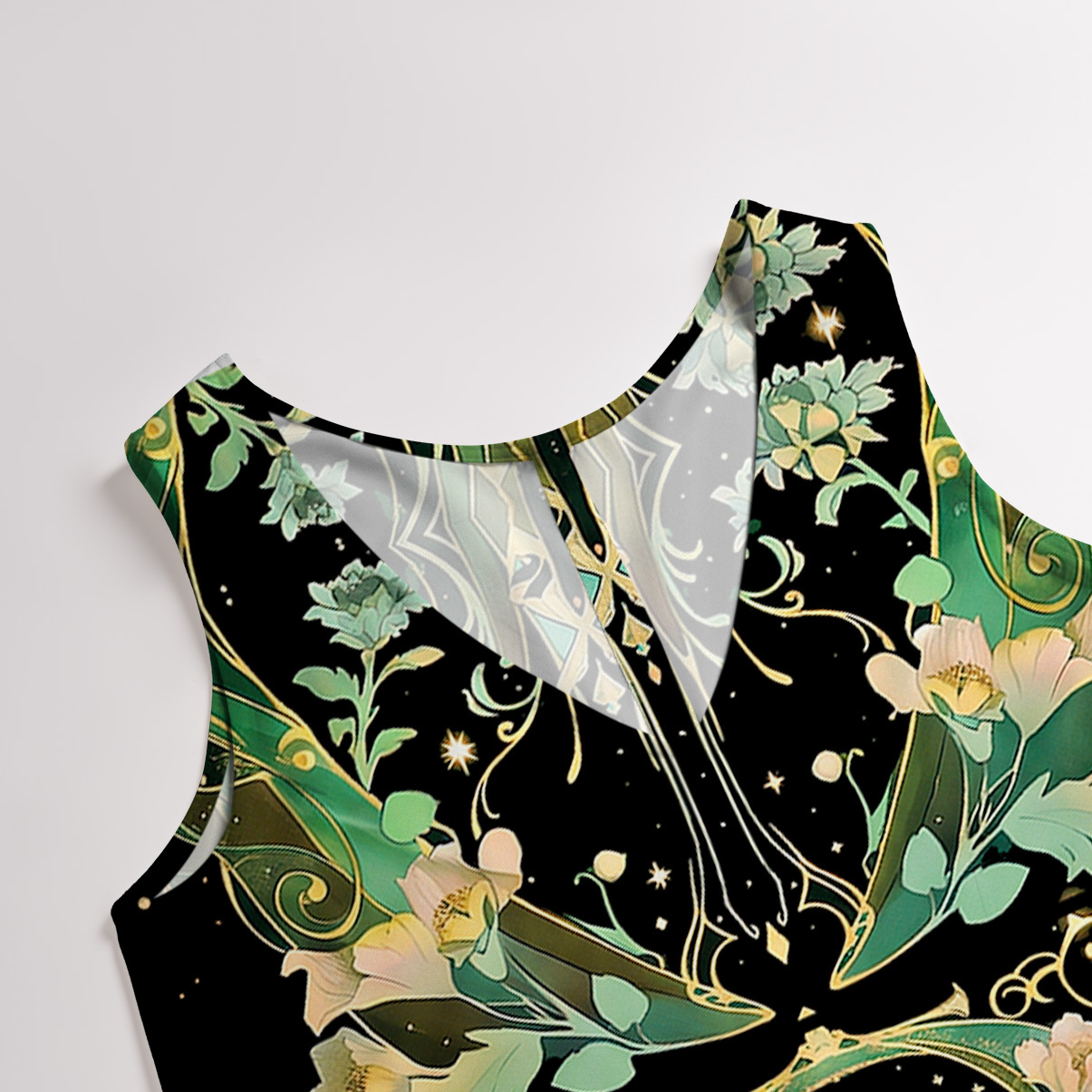 Purplehecate Moon Moth Rave Wide Leg Jumpsuit