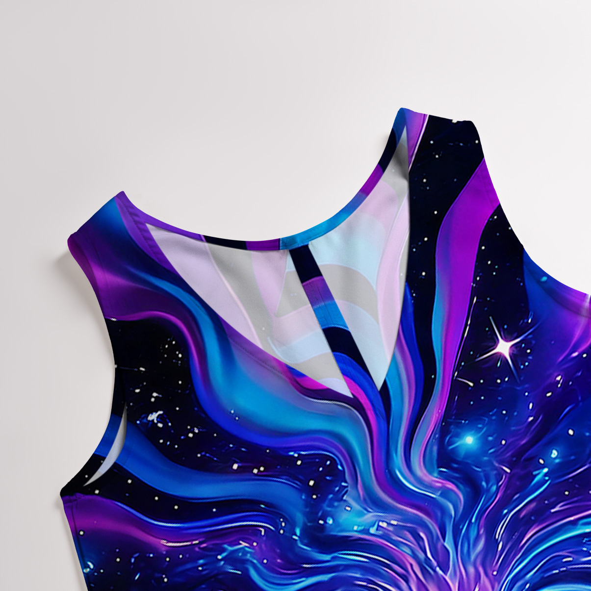 Purplehecate Galactic Heart Wide Leg Jumpsuit