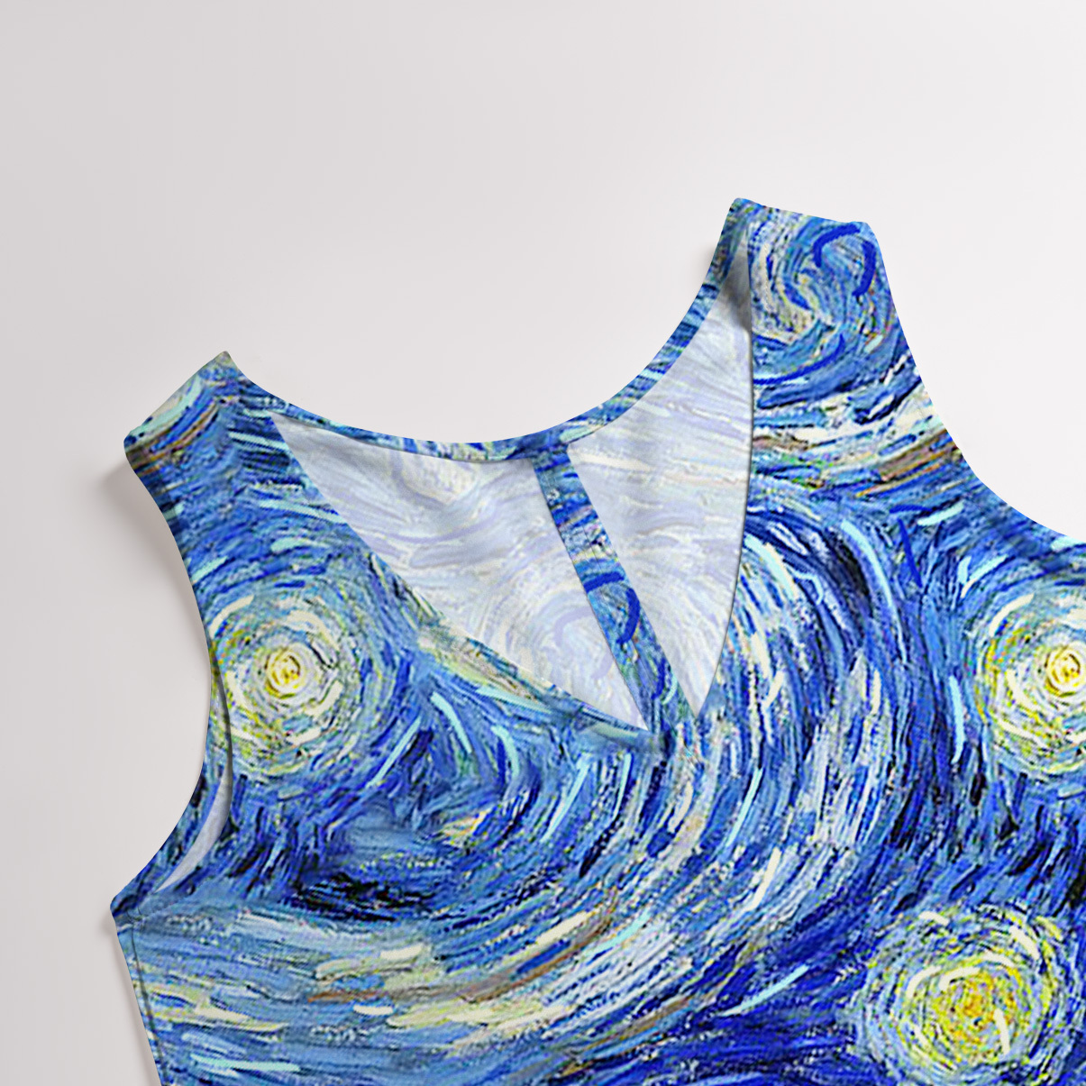 Purplehecate Witch Cat Under the Starry Night Wide Leg Jumpsuit