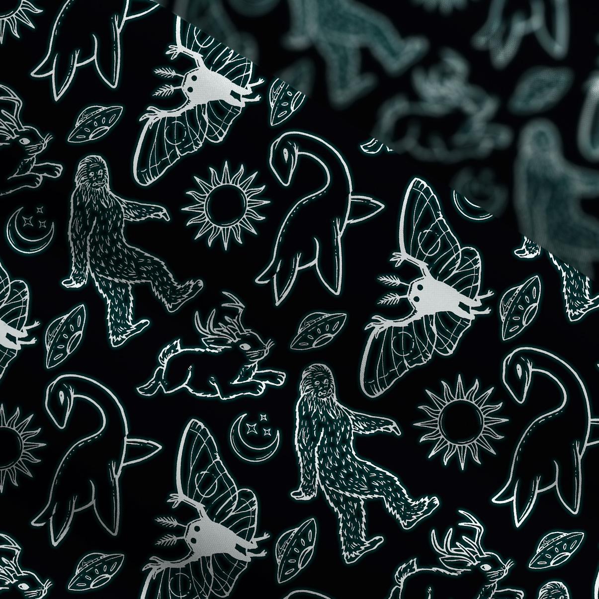 Purplehecate Cryptid Wide Straps Maxi Dress