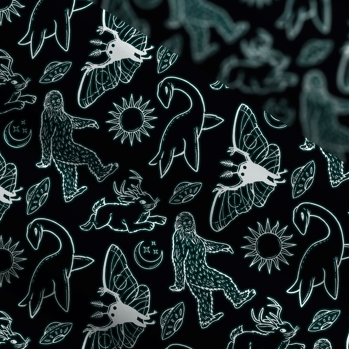 Purplehecate Cryptid Wide Straps Maxi Dress