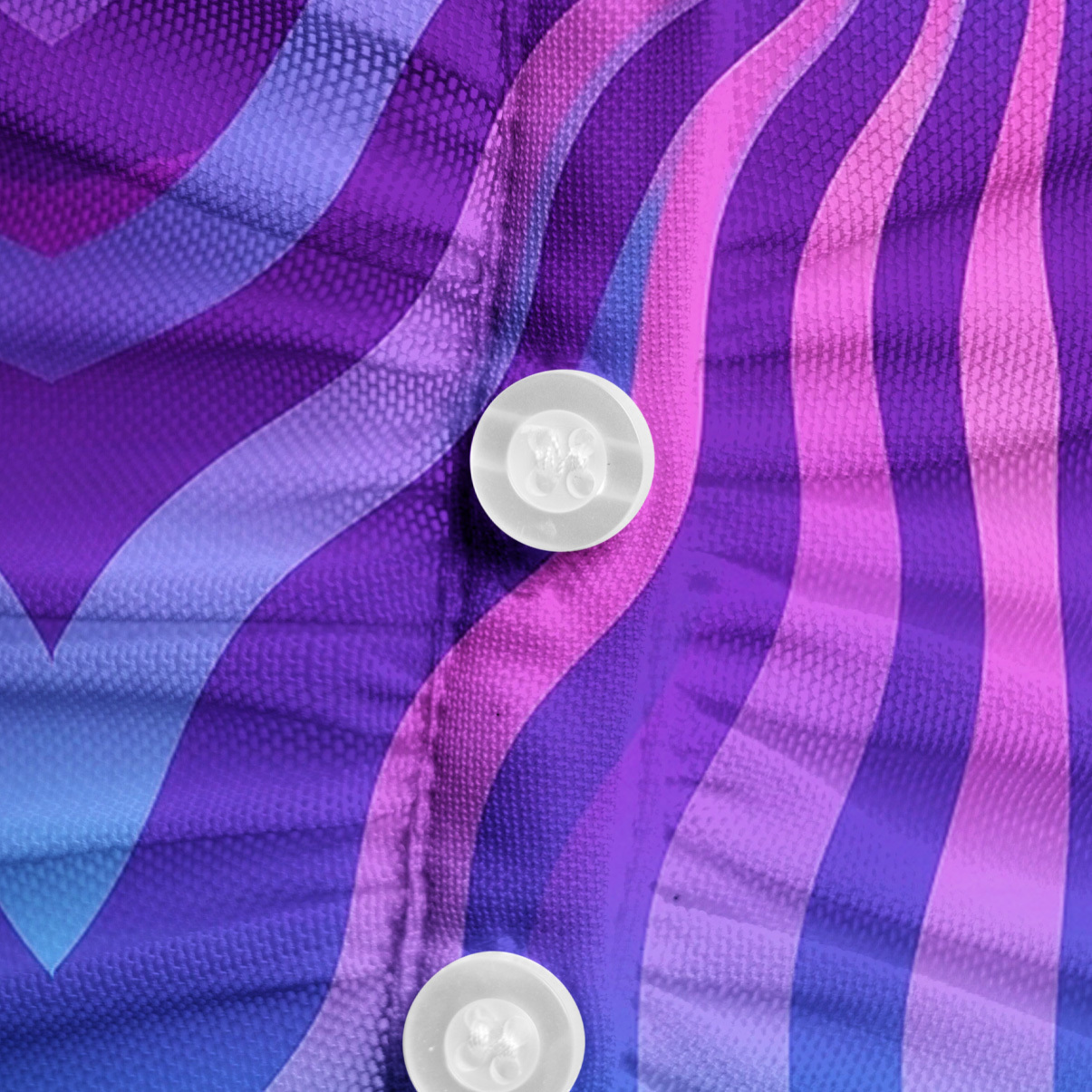 Purplehecate Sacred Eye Energy Flow Mesh Button Up Top