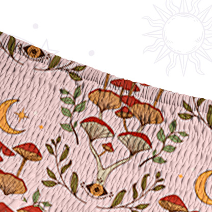 Purplehecate Psychedelic Mushrooms Convertible Maxi Skirt