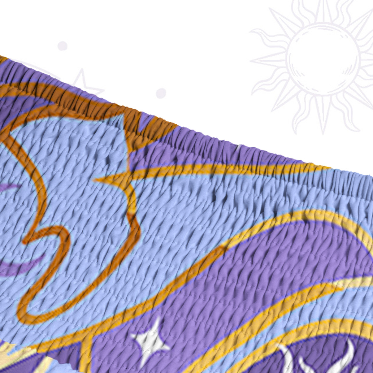 Purplehecate Divination Night Print Convertible Maxi Skirt