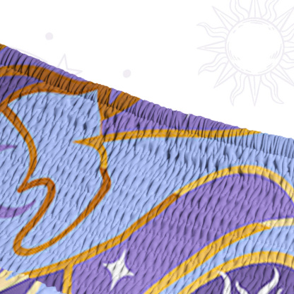 Purplehecate Divination Night Print Convertible Maxi Skirt