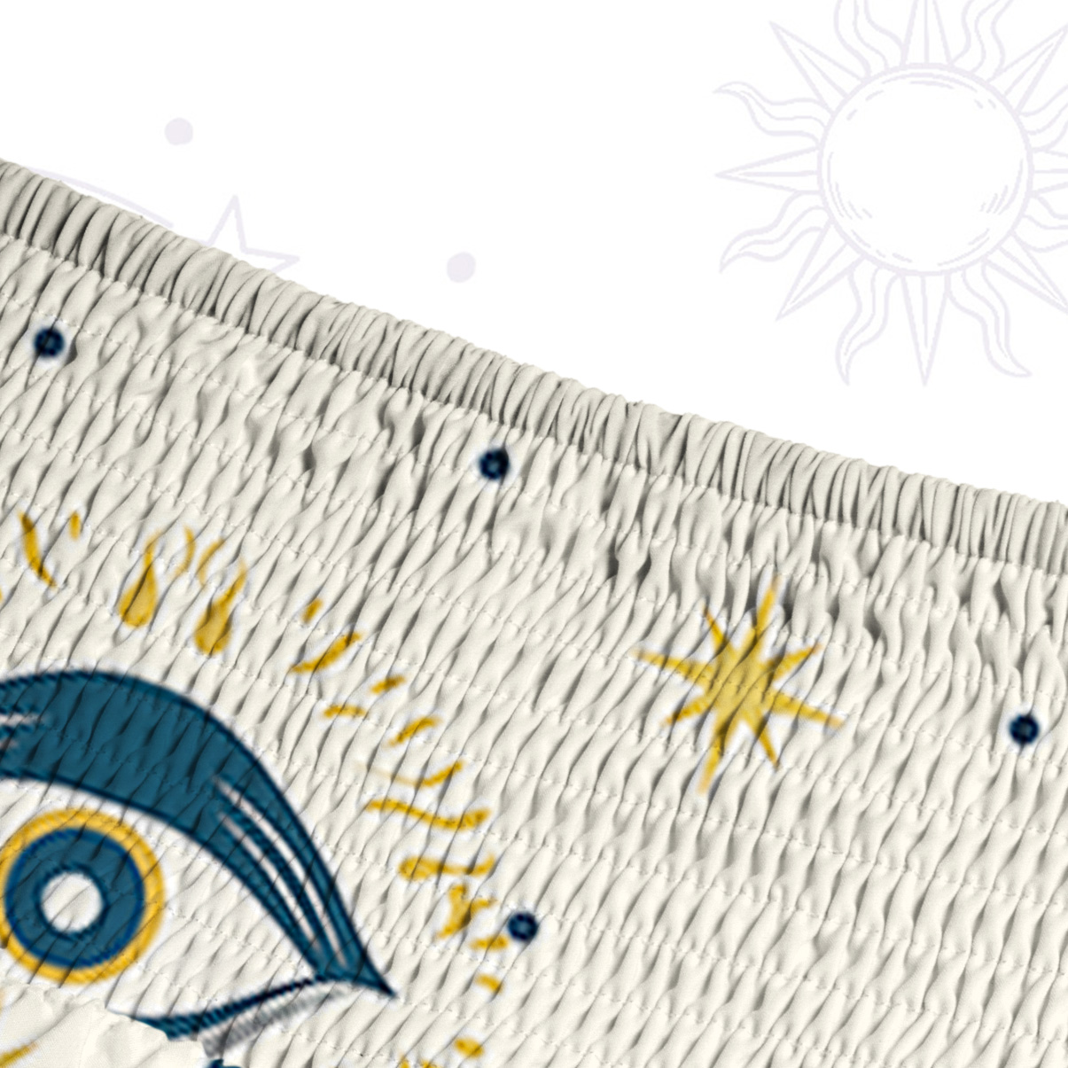 Purplehecate Sun Eye Convertible Maxi Skirt