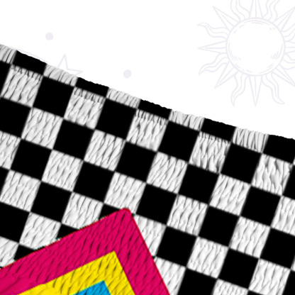 Purplehecate Eye of Illusion Convertible Maxi Skirt