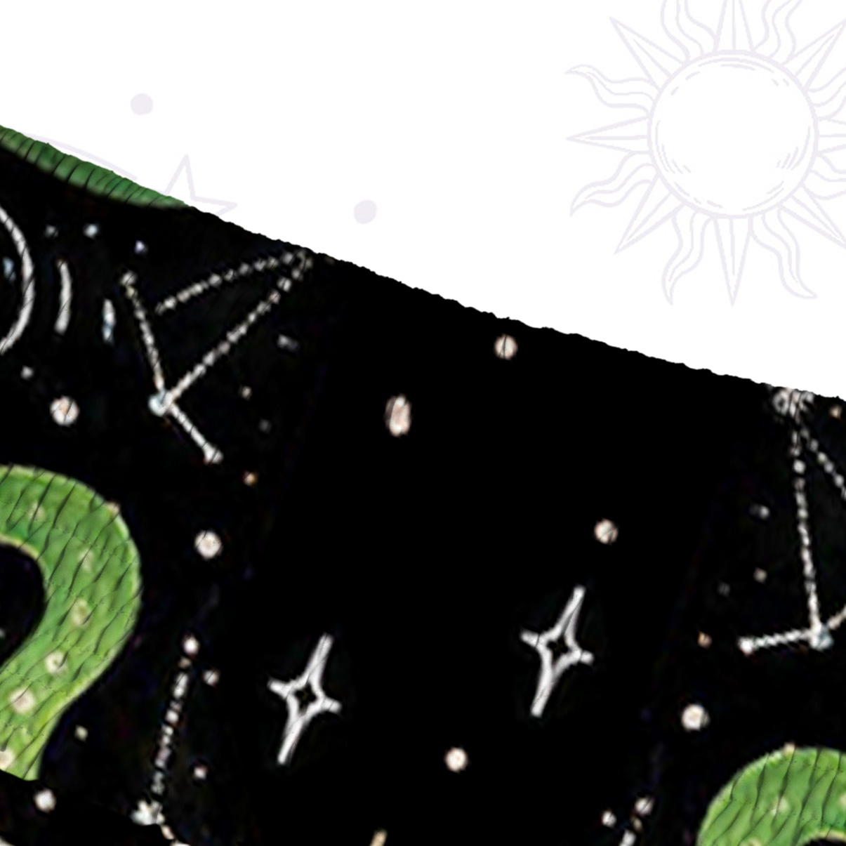 Purplehecate Moon Witch Garden Convertible Maxi Skirt