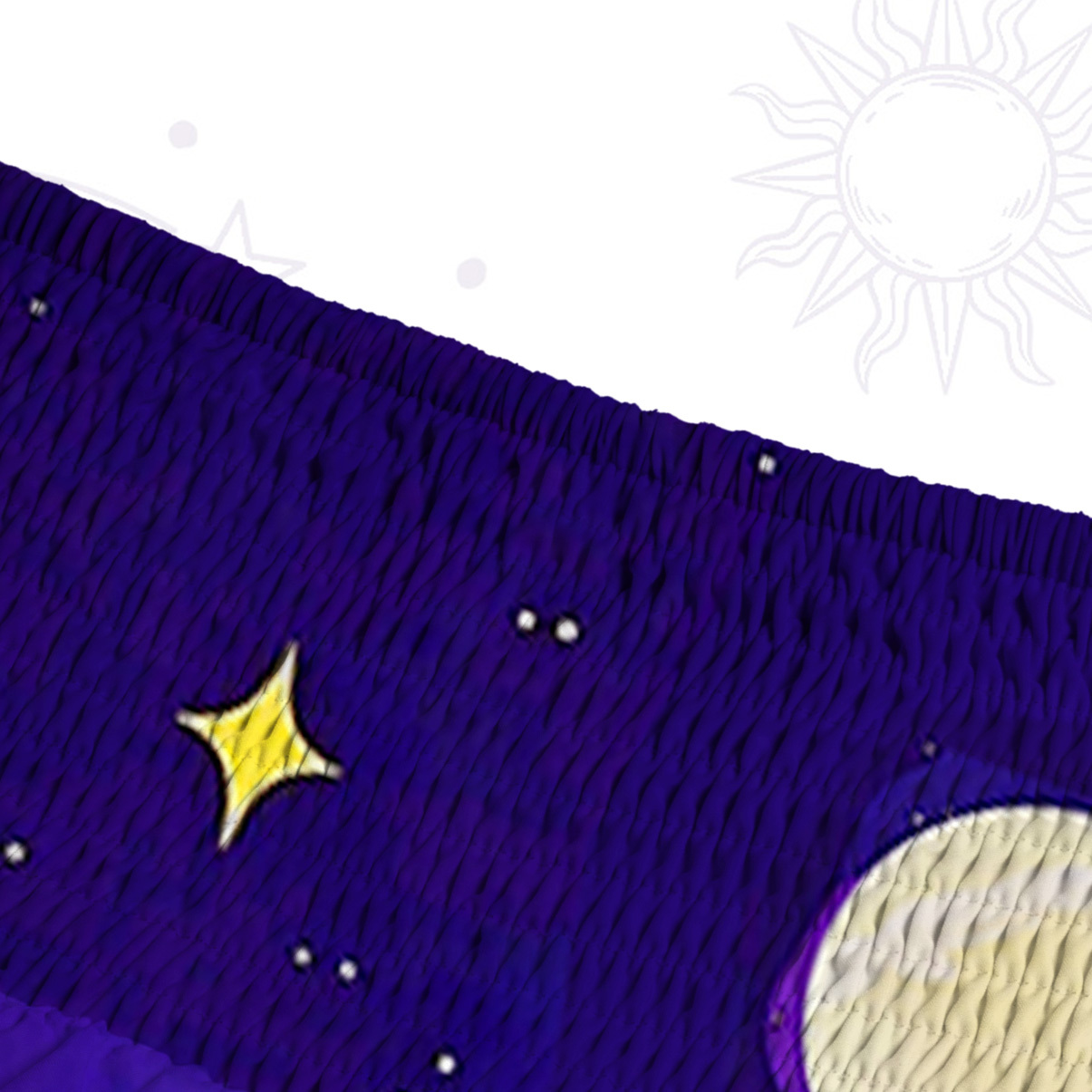 Purplehecate Midnight Cosmic Cat Fantasy Convertible Maxi Skirt