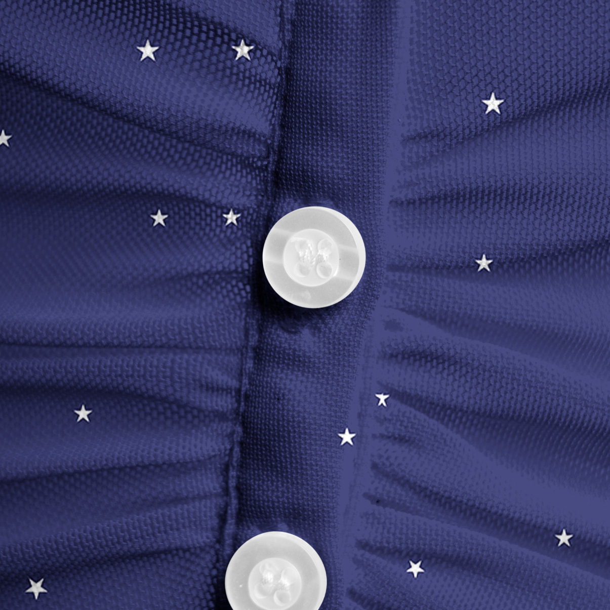 Purplehecate Midnight Star Mesh Button Up Shirt