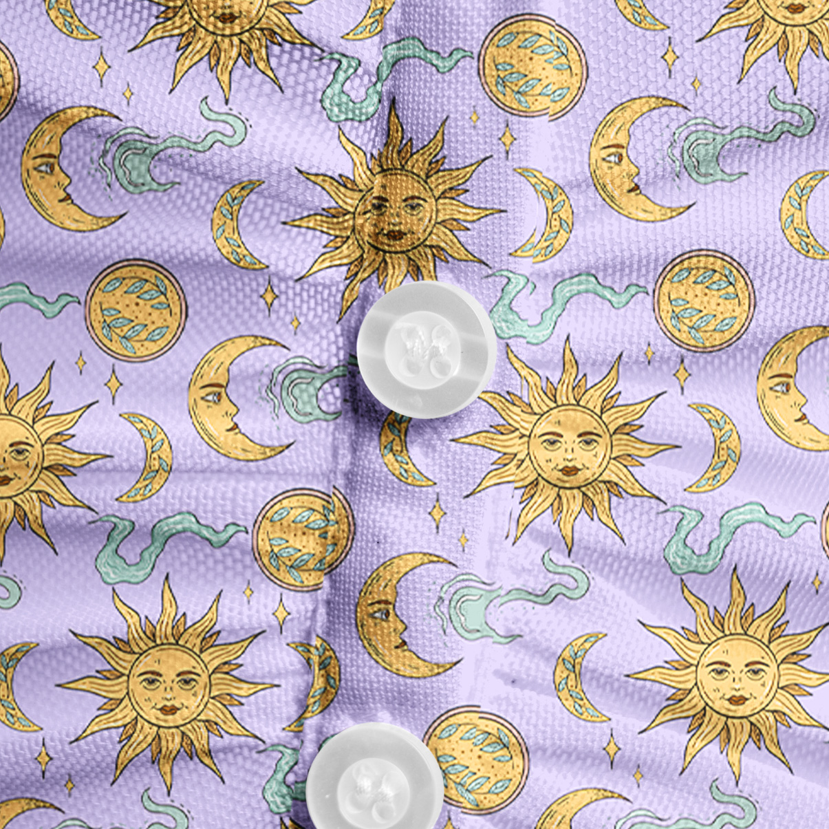 [Copy][Copy]Purplehecate Magic of Sun and Moon Mesh Button Up Top
