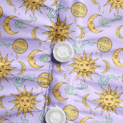 [Copy][Copy]Purplehecate Magic of Sun and Moon Mesh Button Up Top
