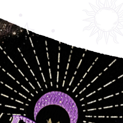 Purplehecate Starry Night Lunar Moth Convertible Maxi Skirt