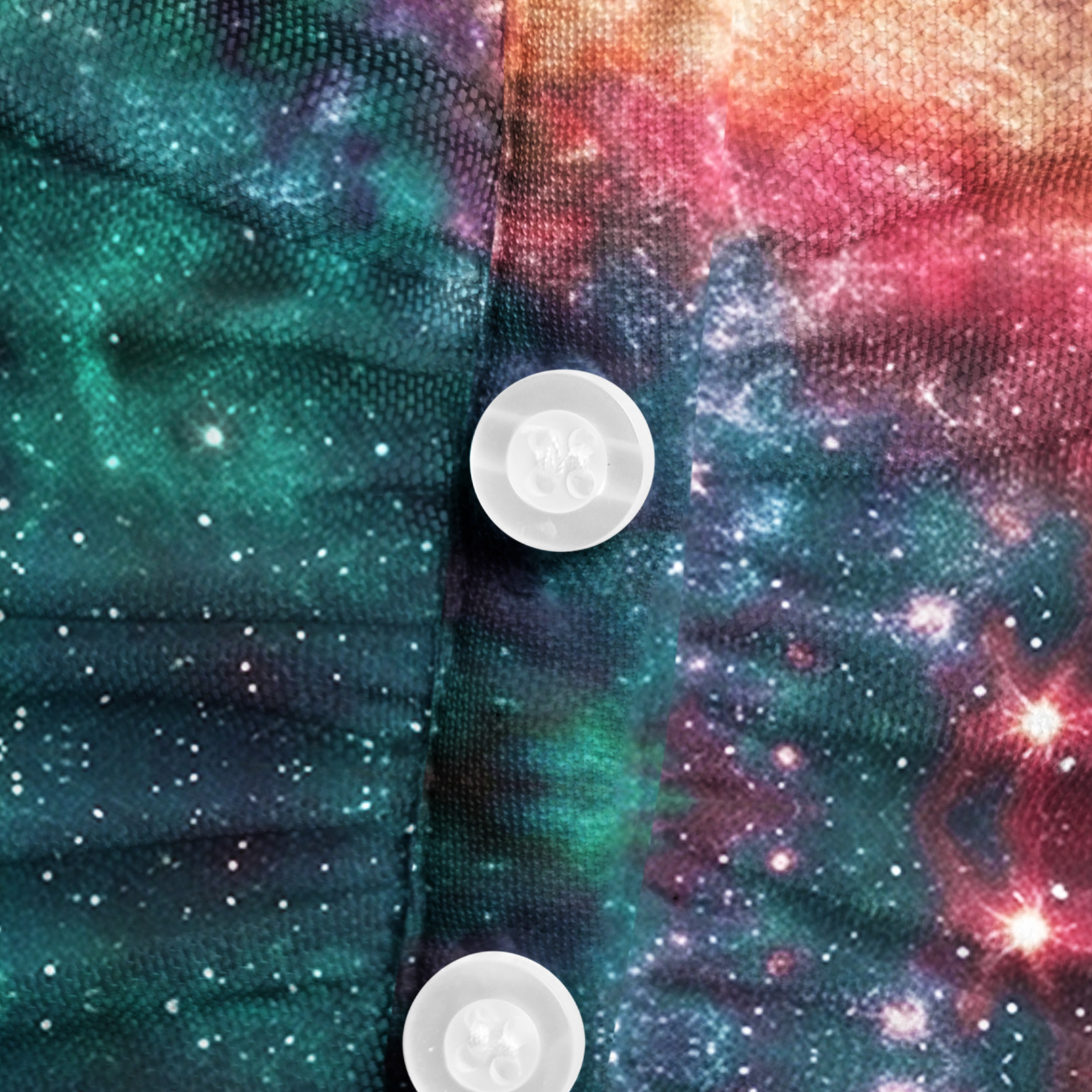 Purplehecate Sun Moon Dreams Mesh Button Up Shirt