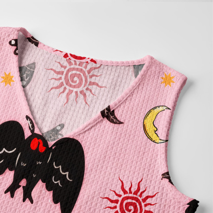 Purplehecate Cryptid Mothman Crochet Knit Maxi Dress