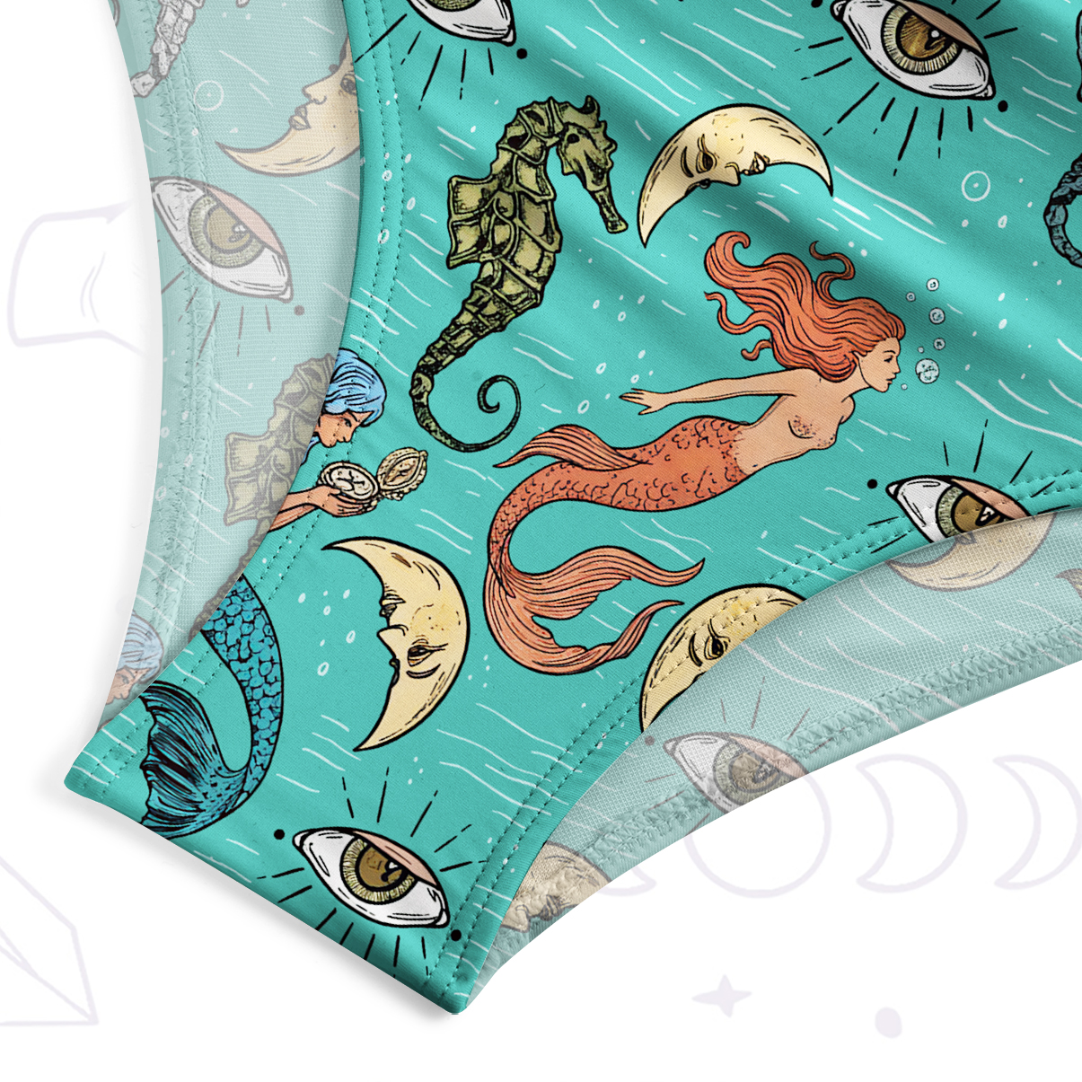 Purplehecate Mermaid Magic One-Piece Swimsuit
