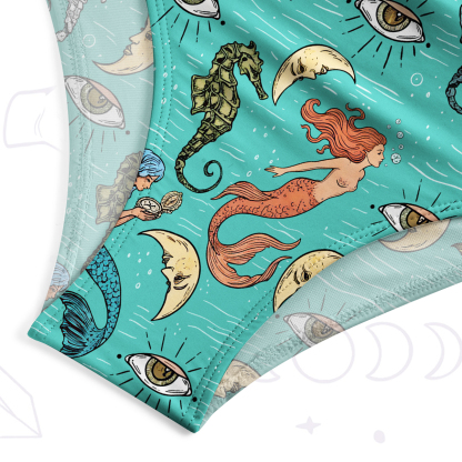Purplehecate Mermaid Magic One-Piece Swimsuit