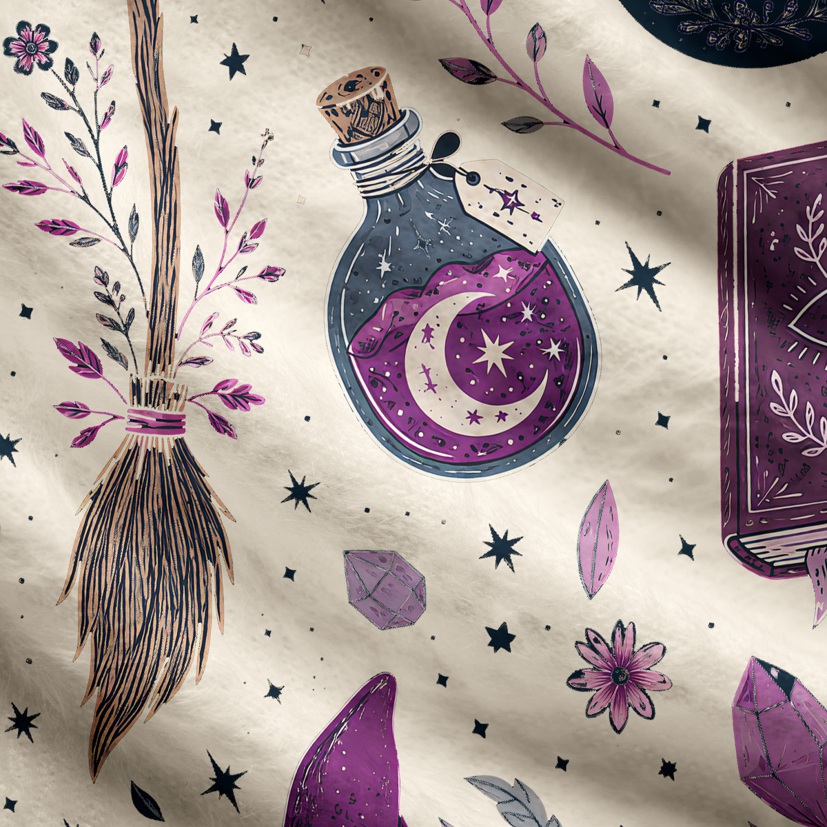Purplehecate Witchcraft Spellbook Ugly Cardigan Sweaters