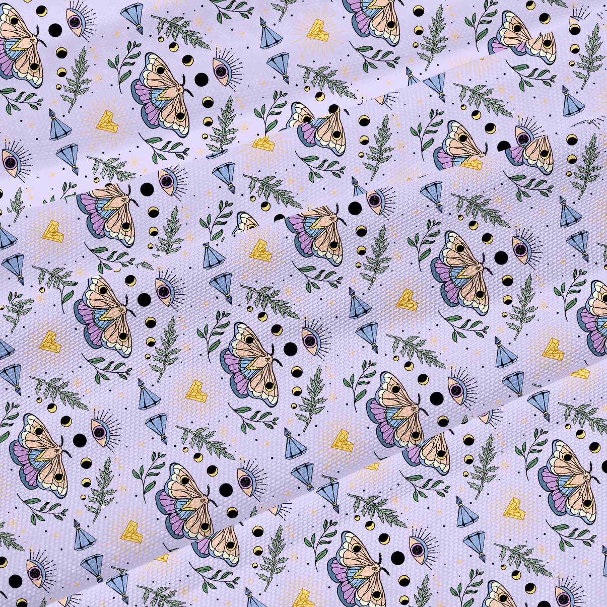 Purplehecate Luna Moth Witch Beachwear Cover-Up Dress