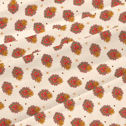 Purplehecate Sacred Heart Beachwear Cover-Up Dress