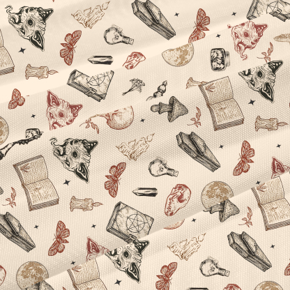 Purplehecate Witchy Spellbook Beachwear Cover-Up Dress