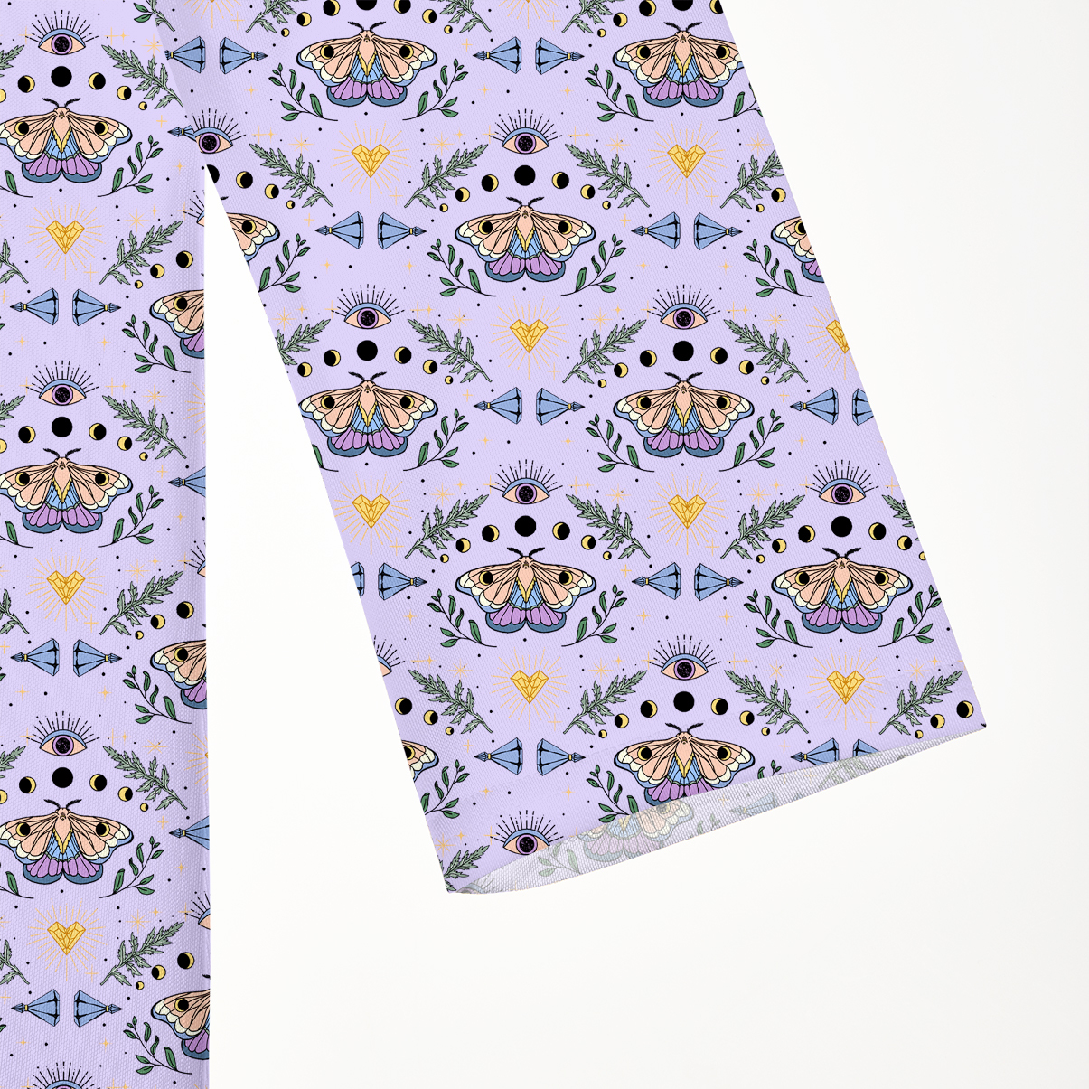 Purplehecate Luna Moth Witch Beachwear Cover-Up Dress