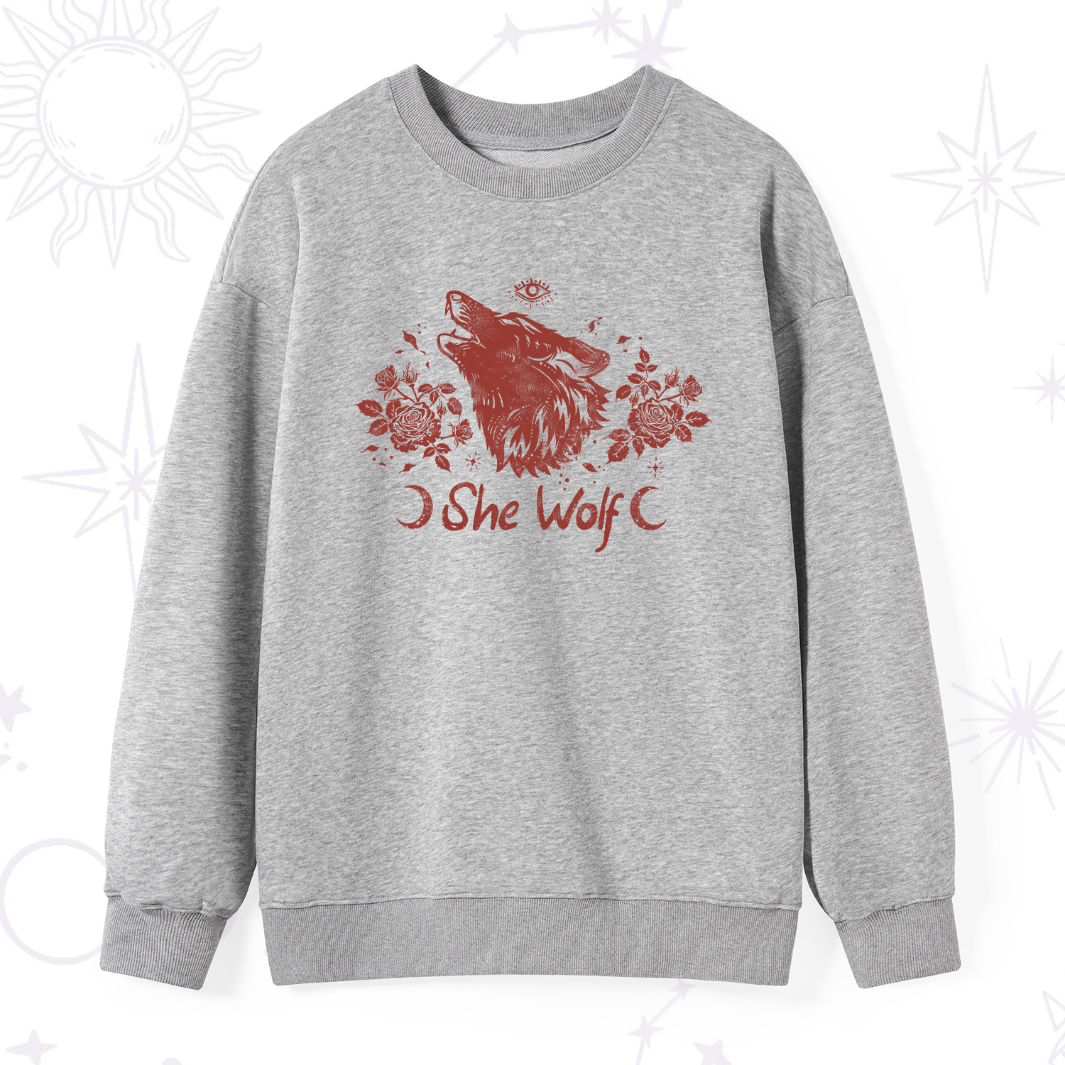 Purplehecate She Wolf Sweatshirt