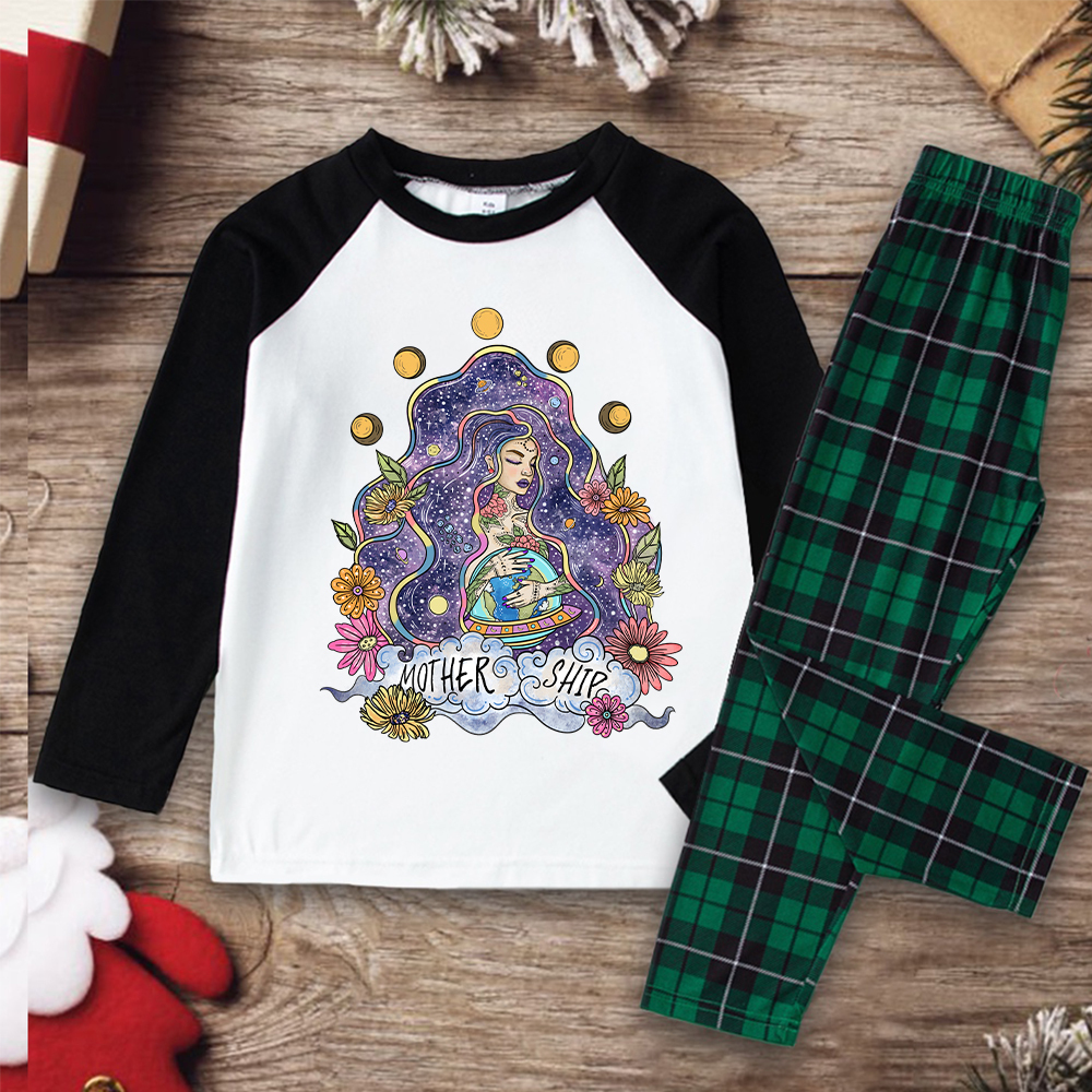 Purplehecate Mother Ship Christmas Pajamas