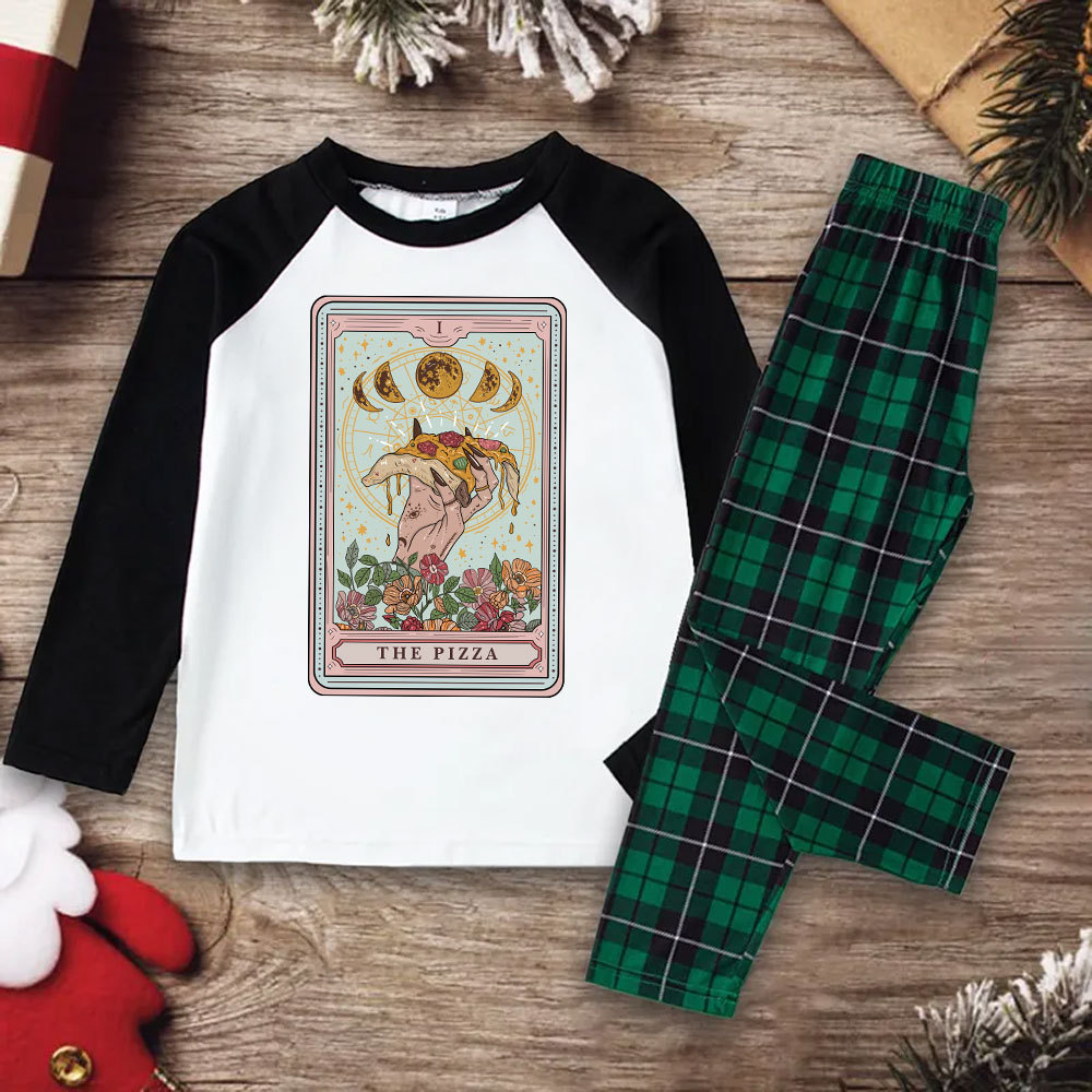Purplehecate The Pizza Tarot Christmas Pajamas