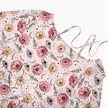 Purplehecate The Bee's Knees Beachwear Cover-Up Dress