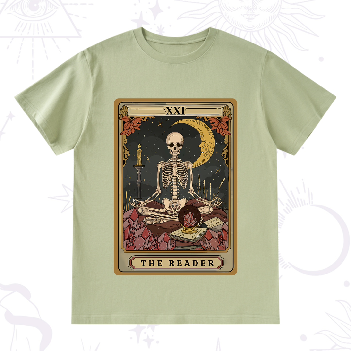 Purplehecate The Reader Tarot T-Shirt