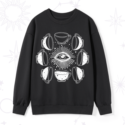 Purplehecate Moon Phase Coffee Sweatshirt