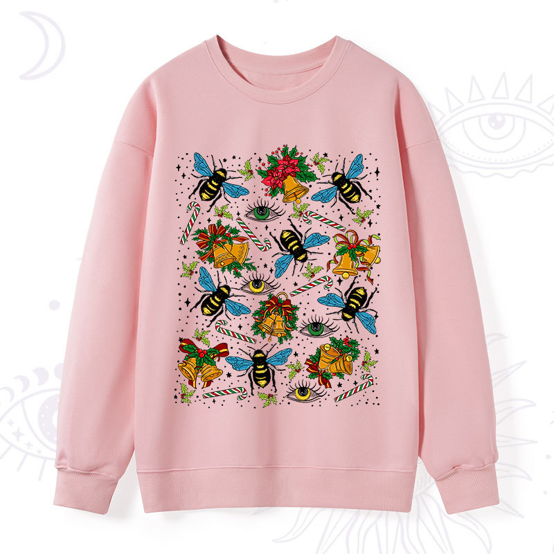 Purplehecate Christmas The Bee's Knees Sweatshirt