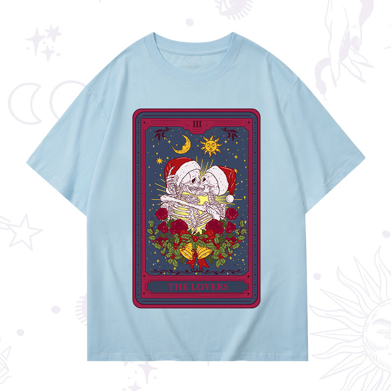 Purplehecate Christmas The Lovers Tarot T-Shirt