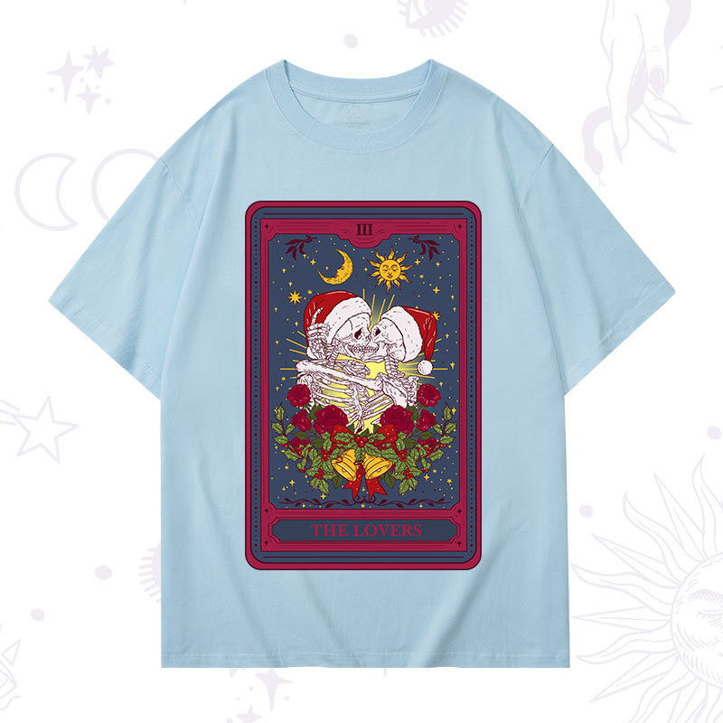 Purplehecate Christmas The Lovers Tarot T-Shirt