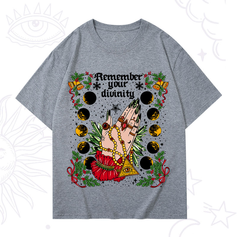 Purplehecate Christmas Remember Your Divinity T-Shirt