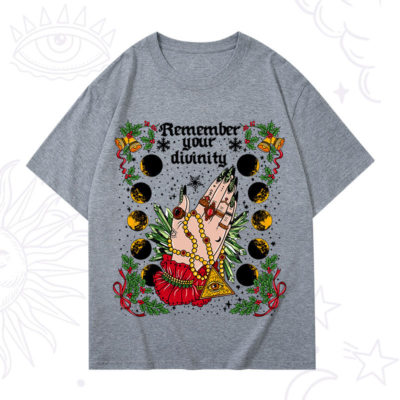 Purplehecate Christmas Remember Your Divinity T-Shirt